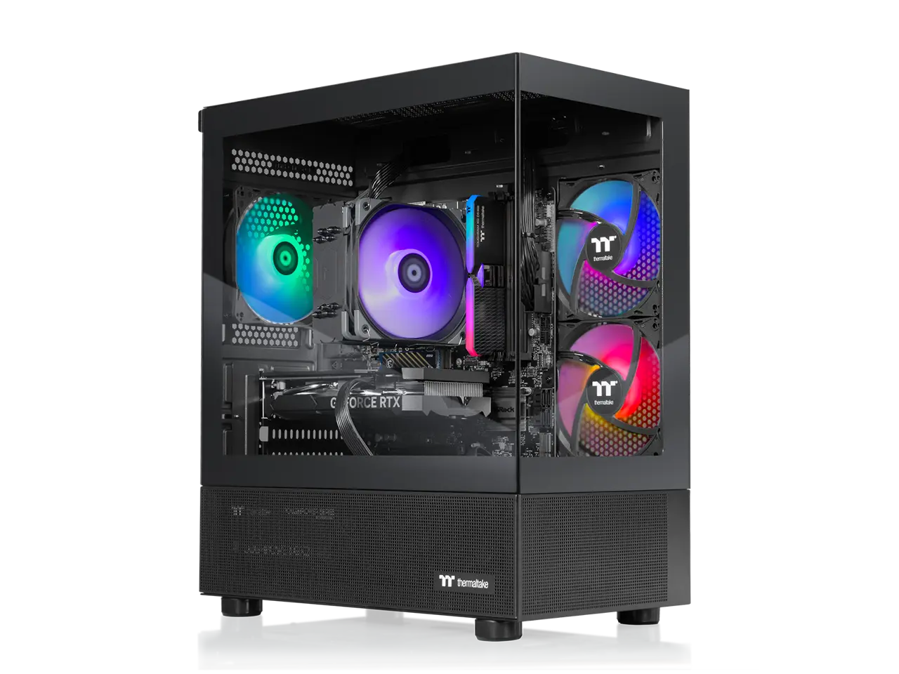 Thermaltake Gaming Desktop PC V17B-B760-560-LCS Intel Core i5-14400F 16GB DDR5 1TB NVMe SSD GeForce RTX 5060 Windows 11 Home