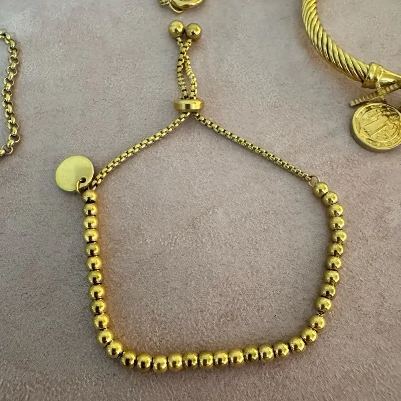 Adjustable Bangle Beaded