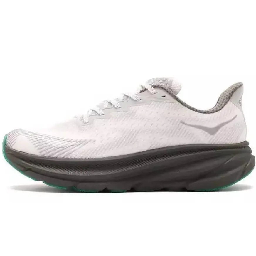 Hoka One Clifton 9 GORE-TEX Stealth Tech Mens Running Shoe - Grey/Harbor Mist/Barley -10 1159910-HMS-10
