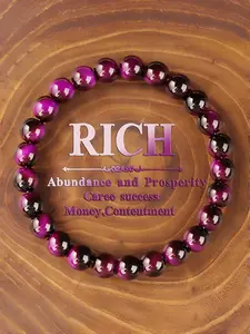 Fortune Crystal Bracelet Handmade Quartz Beads, Unique Energy Symbol of Wealth and Protection, Lucky Jewelry for Prosperity, Healing Crystal Bracelet