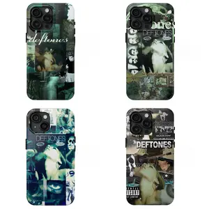 Deftones band phone case series, premium protection for iPhone 17/16/15/14/13/12/11 Pro Max/Plus and Samsung Galaxy S23FE/22/23/24/25, featuring white pony, adrenaline, and fluffy cat designs.