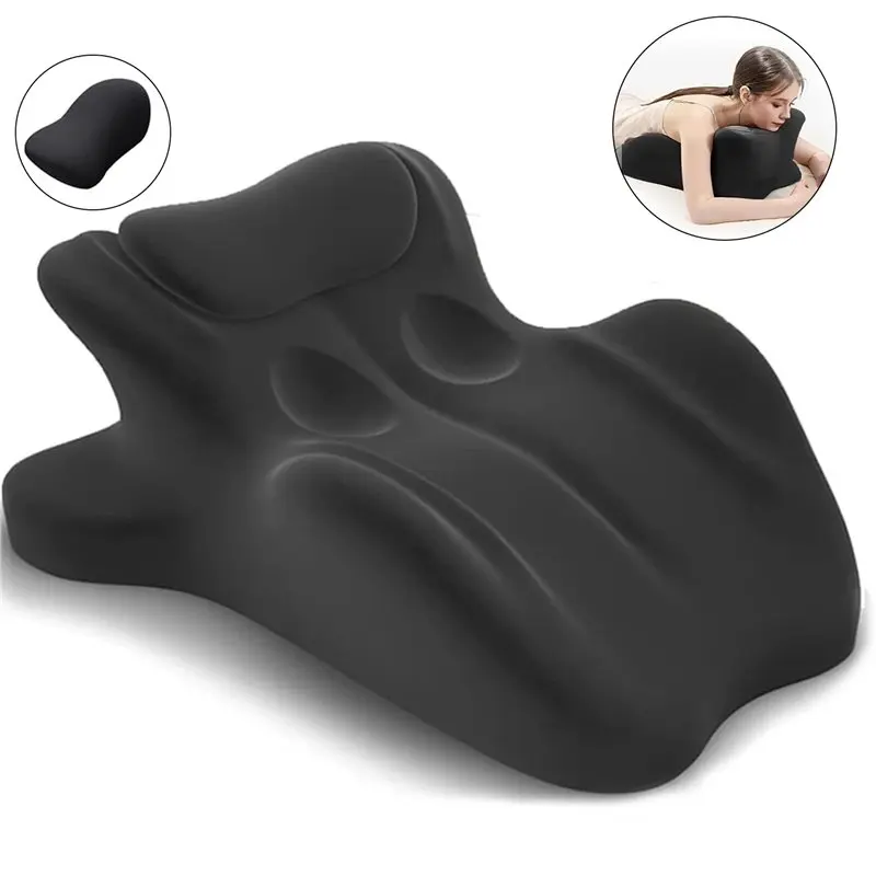 PU Large Ergonomic Waterproof Memory Foam Wedge Pillow - Back Support Cushion for Reading, Sleeping, Home Supplies (1 Set)