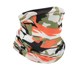 NELEUS Camo Neck Gaiter - UV Protection Face Mask for Cycling, Hiking & Fishing | Breathable Ice Silk Tube Scarf SummerVibes