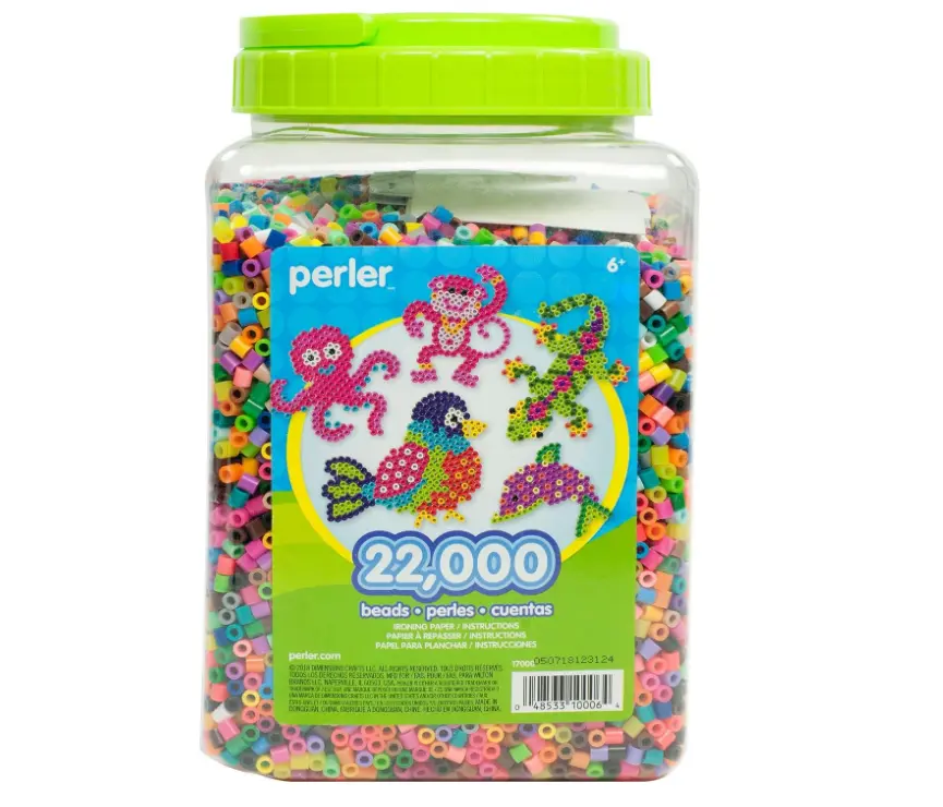 Perler Multi-Mix Fuse Beads Jar, Assorted Colors, Pack of 22000