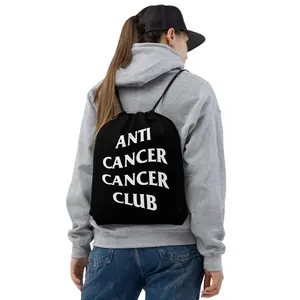 Strong Together: Anti-Cancer Drawstring Bag (Club Design) , Carry Hope, cancer awareness