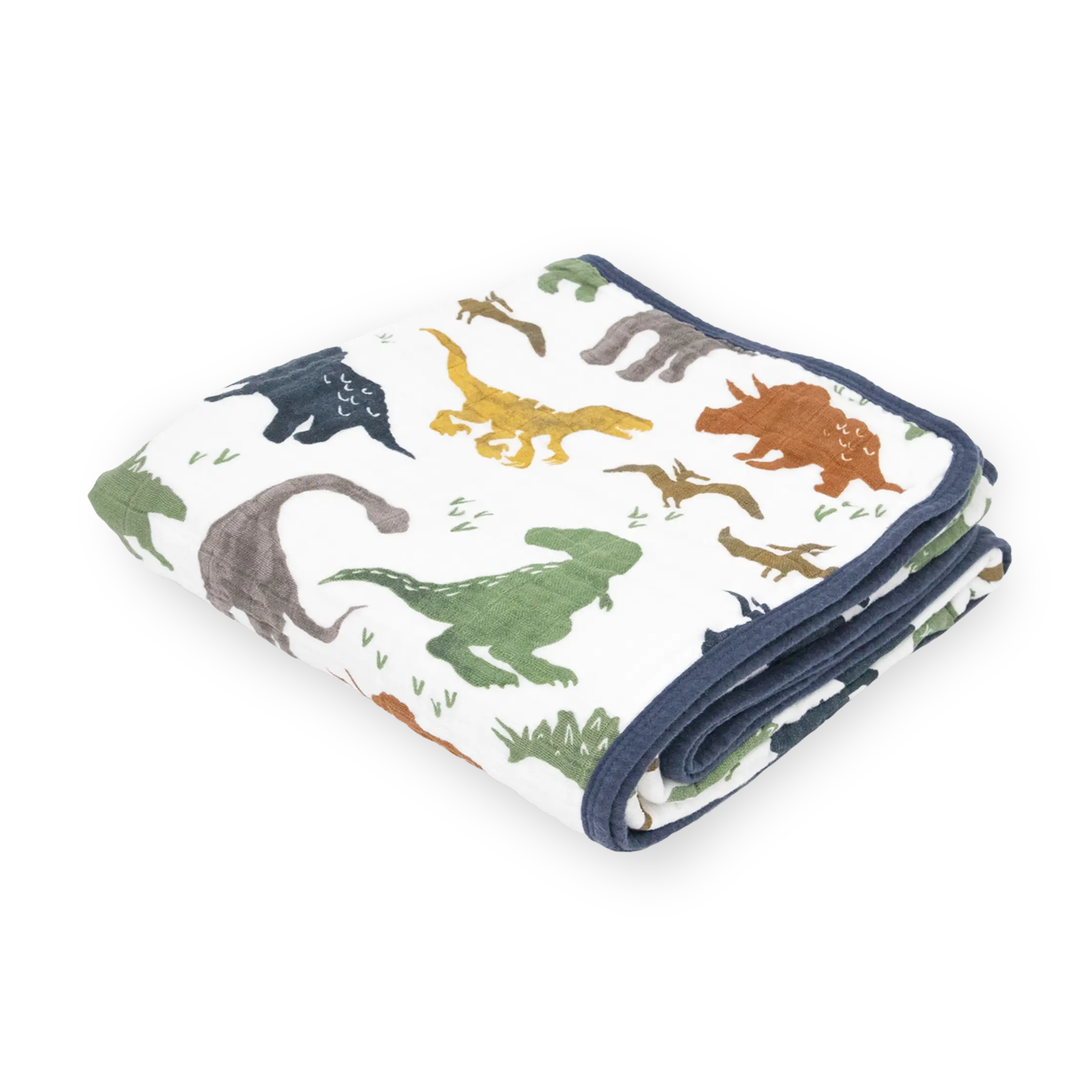 Original Cotton Muslin Quilt - Dino Friends