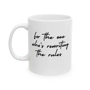 Well Done Ceramic Mug - 11oz,15oz Washable Cup Reuse Drink Coffee Drinkware Glossy Reusable