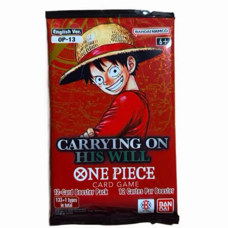 Bandai Namco One Piece OP-13 English Version 12-Card Booster Pack 133+1 Types Total Card Game