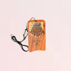 8 Note Mini Kalimba with Unique Bird Design