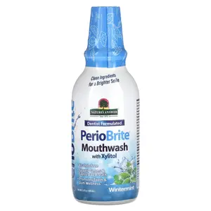 Nature's Answer PerioBrite, Mouthwash with Xylitol, Wintermint, 16 fl oz (480 ml)