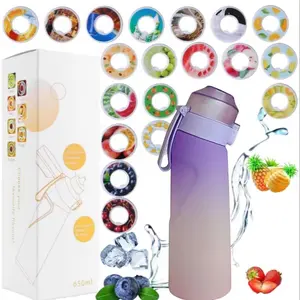Airr Uup Personalized Fruit Flavor Water Bottle 650ML, Includes 7 Fruit Pods, Healthy Drinking for Young Adults and Students