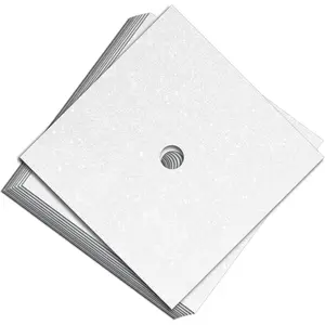 Glitter Heavyweight  Construction Paper for Grad Caps, 5 Sheets, DIY Grad Cap Decorations (White)