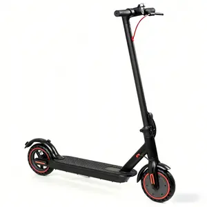 Foldable electric scooter, foldable adult electric scooter, optional 350W motor, 8.5inch non-slip solid tires, long range, speed up to 19 miles per hour, suitable as a gift