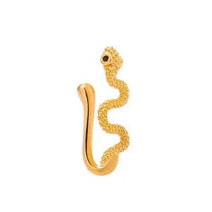 y2k Snake nose clip painless nose clip daily wear gift, Nose Ring