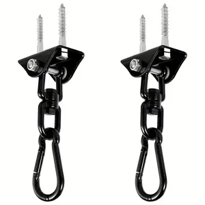 Swing Hooks, 304 Stainless Steel, 360 Degree Swivel Design, Multipurpose for Yoga Hammocks Chairs Ceilings, Outdoor Hammock
