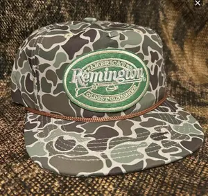 Remington Hunting Patch Retro Camo Rope Brim Snapback Hat HAT0010_H102