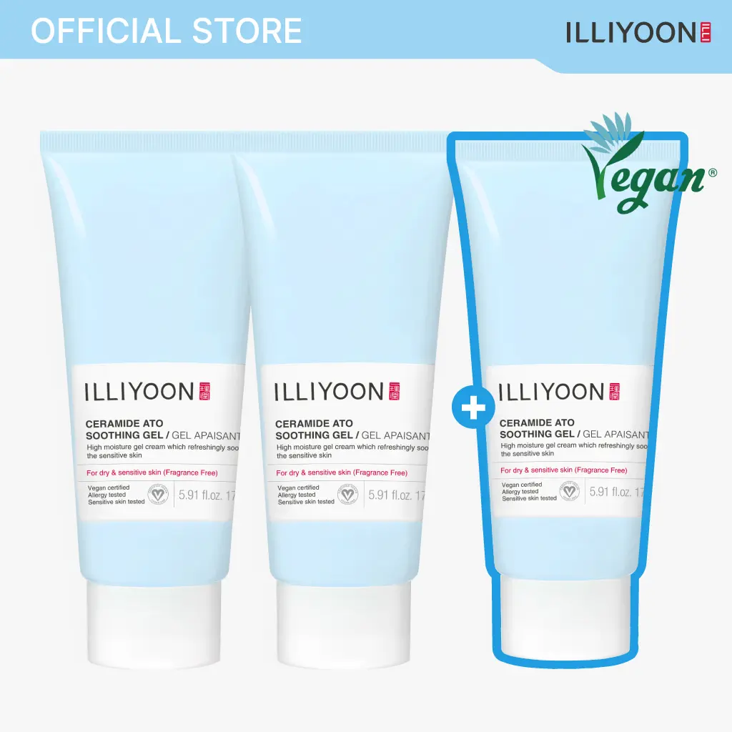 [Buy 2 Get 1 Free] Instant Cooling Ceramide Ato Soothing GelㅣSunburn Relief| All Skin Types, Vegan, Skin Barrier, 5.9 fl. oz. (175ml)