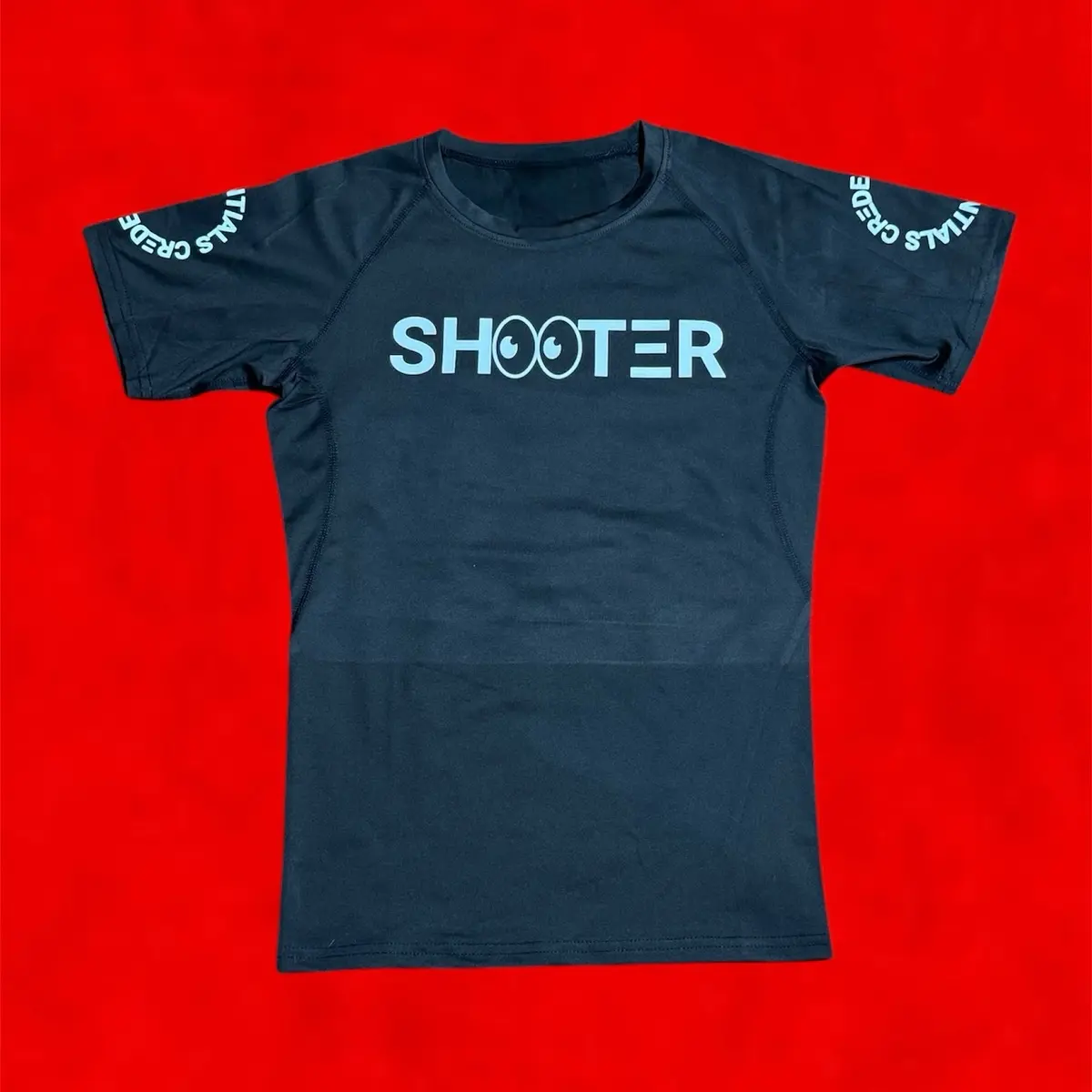 Authentic CRE Shooter Compression Shirt for Men - Top Quality - Black