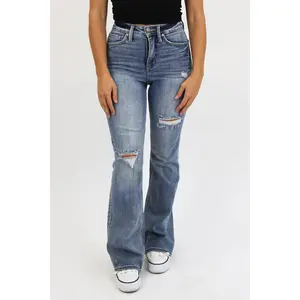 Tummy Control Flare Jeans by RFM