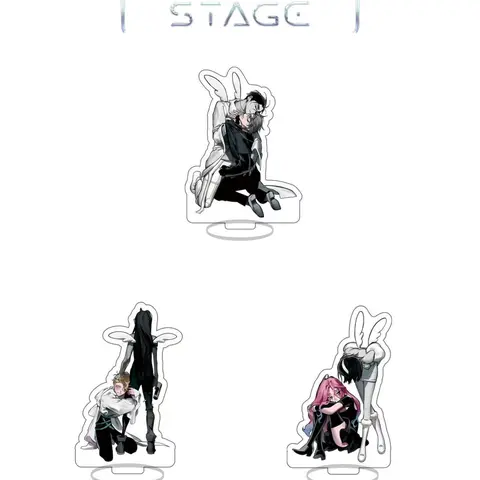 Alien Stage Anime Acrylic Stand with Acrylic Base - Anime Collectibles, Fan Favorite Character Display, Aesthetic Desktop Holder for Toy Collectors