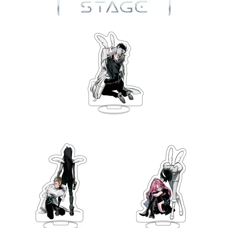 Alien Stage Anime Acrylic Stand with Acrylic Base - Anime Collectibles, Fan Favorite Character Display, Aesthetic Desktop Holder for Toy Collectors