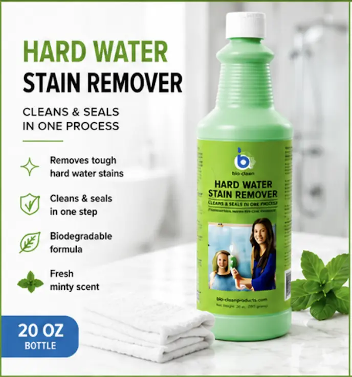 Bio-Clean Hard Water Stain Remover - 20 Oz. Bottle