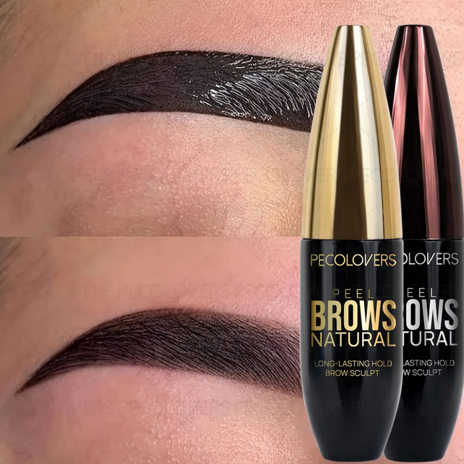 1PC Waterproof Eyebrow Makeup, Long-lasting Semi-permanent Waterproof Eyebrow Dye - Smudge-proof, Easy-to-remove Formula, Mild, Brown Tone, Highly Pigmented, Suitable for Daily Use and Special Occasions Brow Stain