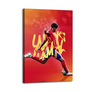 Lamin3 Yama1 Artistic Wall Decor, Waterproof Canvas Poster, Cute And Vibrant Poster for Bathroom, Living Room, Bedroom, Dorm, A Perfect Gift Idea for New Year Home Decor