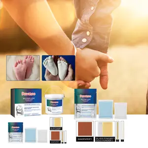 Hand Casting Kit DIY 3D Modeling & Cloning Powder for Handprint Memorials Easy Three-Dimensional Hand Models Souvenir Creation