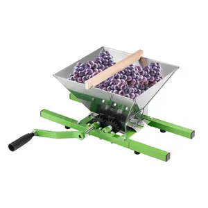 【Father's Day】VEVOR Fruit and Apple Crusher for Wine Cider Making 1.8 Gal/7L Stainless Steel