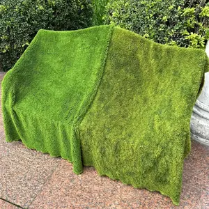 39.37inchx39.37inch Realistic Moss Mat for Indoor Outdoor Decor, Natural Greenery for Living Room and Patio, Artificial Moss Decoration, Fake Floor Plants