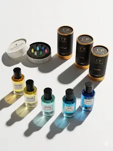 CHARM STAR Men's EDP 50ml | Fresh Woody Aquatic Spicy | Bergamot Ambroxan Cedar | Long Lasting Men Perfume | 4 Scents