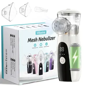 VRovire Luxury Handy Handheld Smart Nebulizer - USB-Powered Rechargeable Portable Beauty Device for Adults, Self-Cleaning Mode, Quiet Operation, Deep Hydration, Gentle Soothing, Low-Residue Design