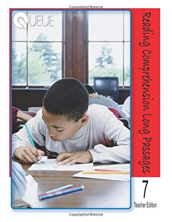 USED Book - Reading Comprehension Long Passages Grade 7 Teacher Edition by Jonathan D. Kantrowitz (Paperback) - english