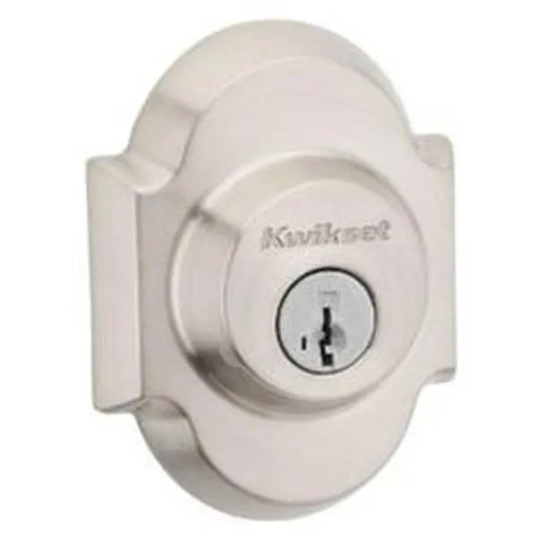Weslock 01501ININSL2D Unigard Premiere Interconnected Entry with Impresa Knob with 0.75 in. Latch & Round Corner Strikes, Satin Nickel