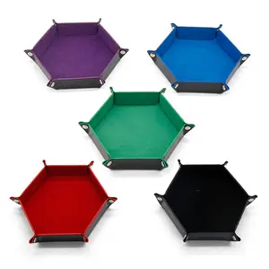 Foldable Dice Tray for Easy Storage, Multiple Color Options, Durable Design, Ideal for Home and Outdoor Use