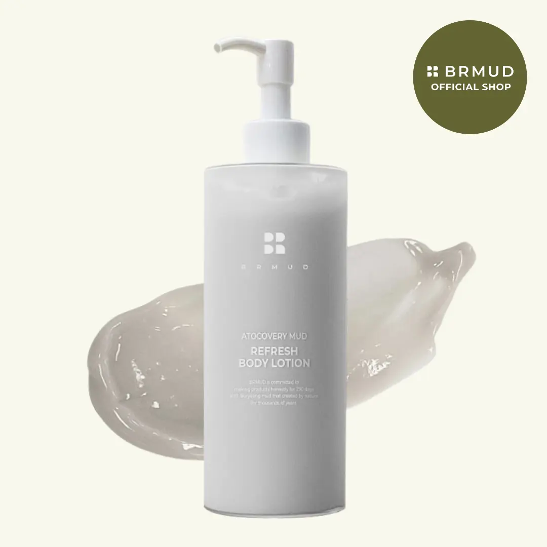 [Official Shop] BRMUD Atocovery Mud Refresh Body Lotion 300G – Lightweight, Fast-Absorbing Hydrating Lotion with Mineral Mud & Botanicals to Soothe Dry, Sensitive Skin, hydrating, gentle, moisturizing