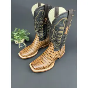 Men Cowboy Print Coco Belly Cognac