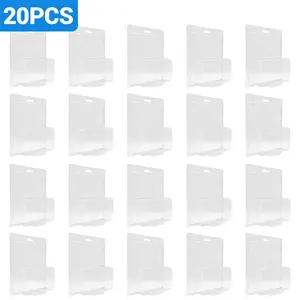 Foldable Clear Display Protector Cases 20Pcs, Fit HW Premium Diecast Mini Car Models, Dustproof Shockproof Plastic Storage Case, Transparent Full View Collectibles Protection Box