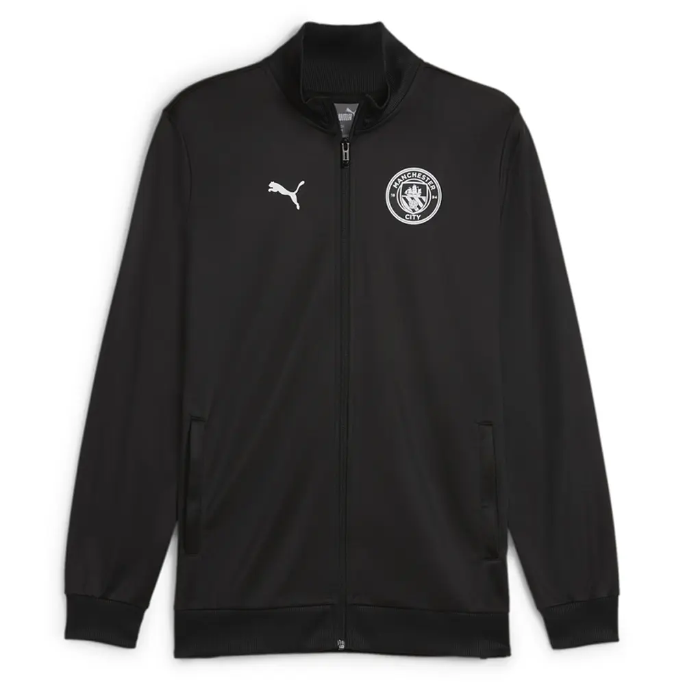 PUMA Mens Manchester City Year Of The Dragon  Athletic Outerwear Casual Full Zip - Black