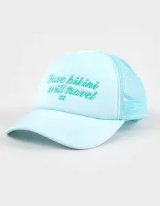 BILLABONG Across Waves Womens Trucker Hat, Light Blue