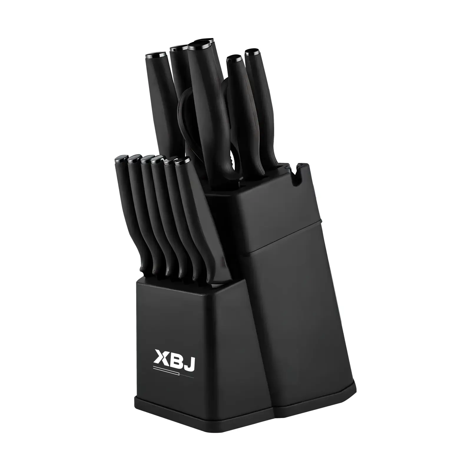 14-piece black knife set