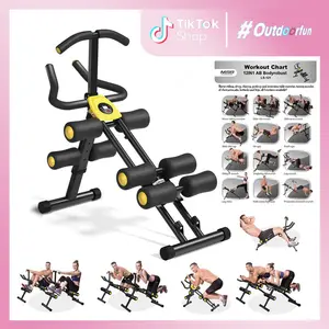 Squat machine For Abs, Horse Riding Exercise, Ab Workout Equipment for Home Gym, Ride & Rowing Machine for Botty Glutes Butt Thighs, Foldable Core Strength Trainer for Full Body Exercise , Sit Up&Push Up Machine, OutdoorFun, Father's Day Gift