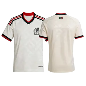 25 26 New Mexico Away White Home Green Short Sleeves Football Jersey Fan Version