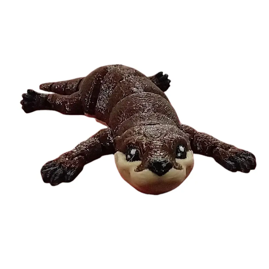 Cute River Otter 3D Printed Articulating Figurine