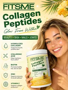 Fitsme Collagen Peptides Glow from within Tropical Pineapple