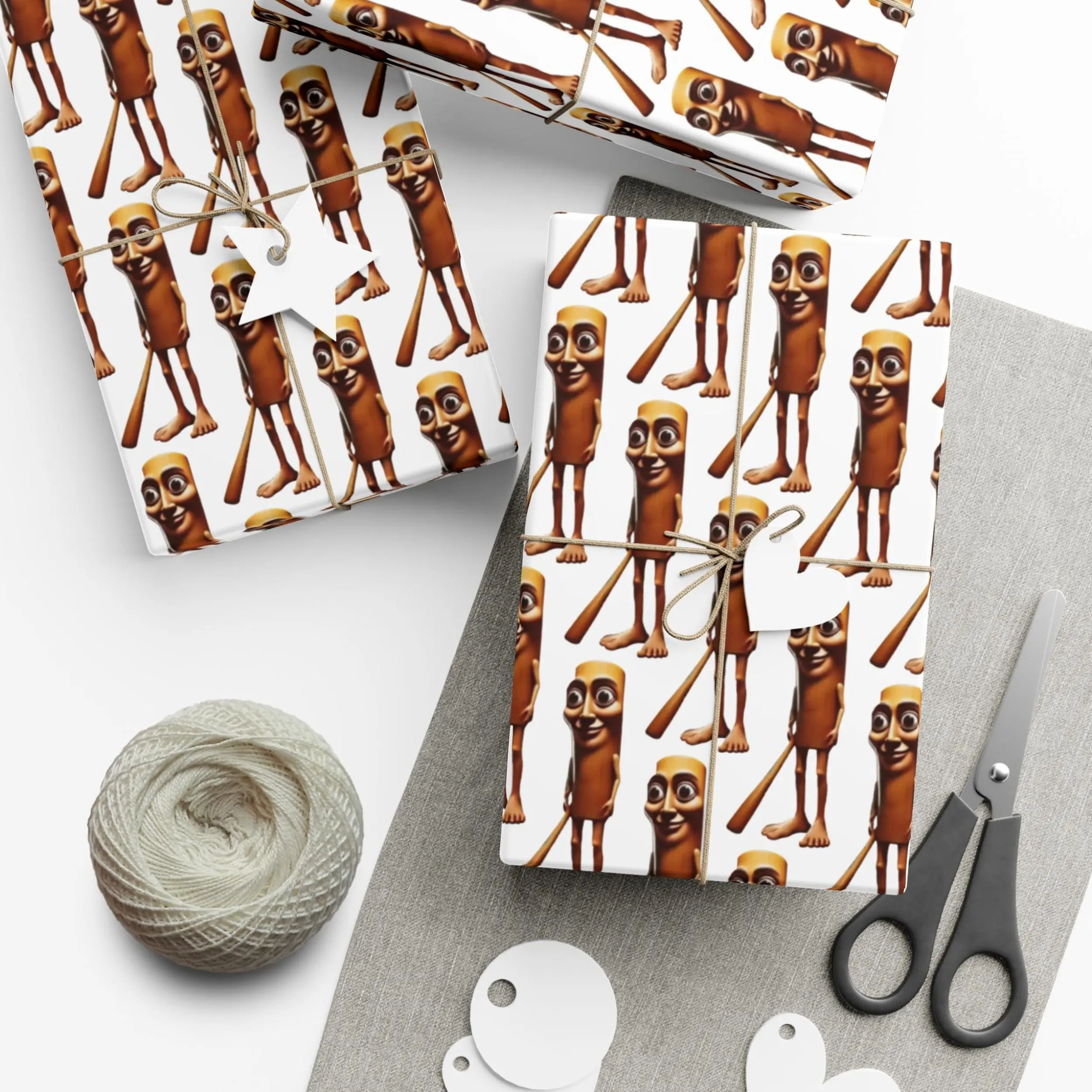 Italian Brainrot Roblox Gift Wrap, Brainrot Wrapping Paper - Perfect for Gift Wrapping for Loved Ones, Party, Holidays & Special Occasions