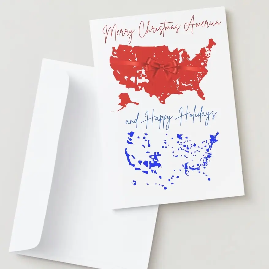 Merry Christmas America 5 Pack- MAGA,Trump Card