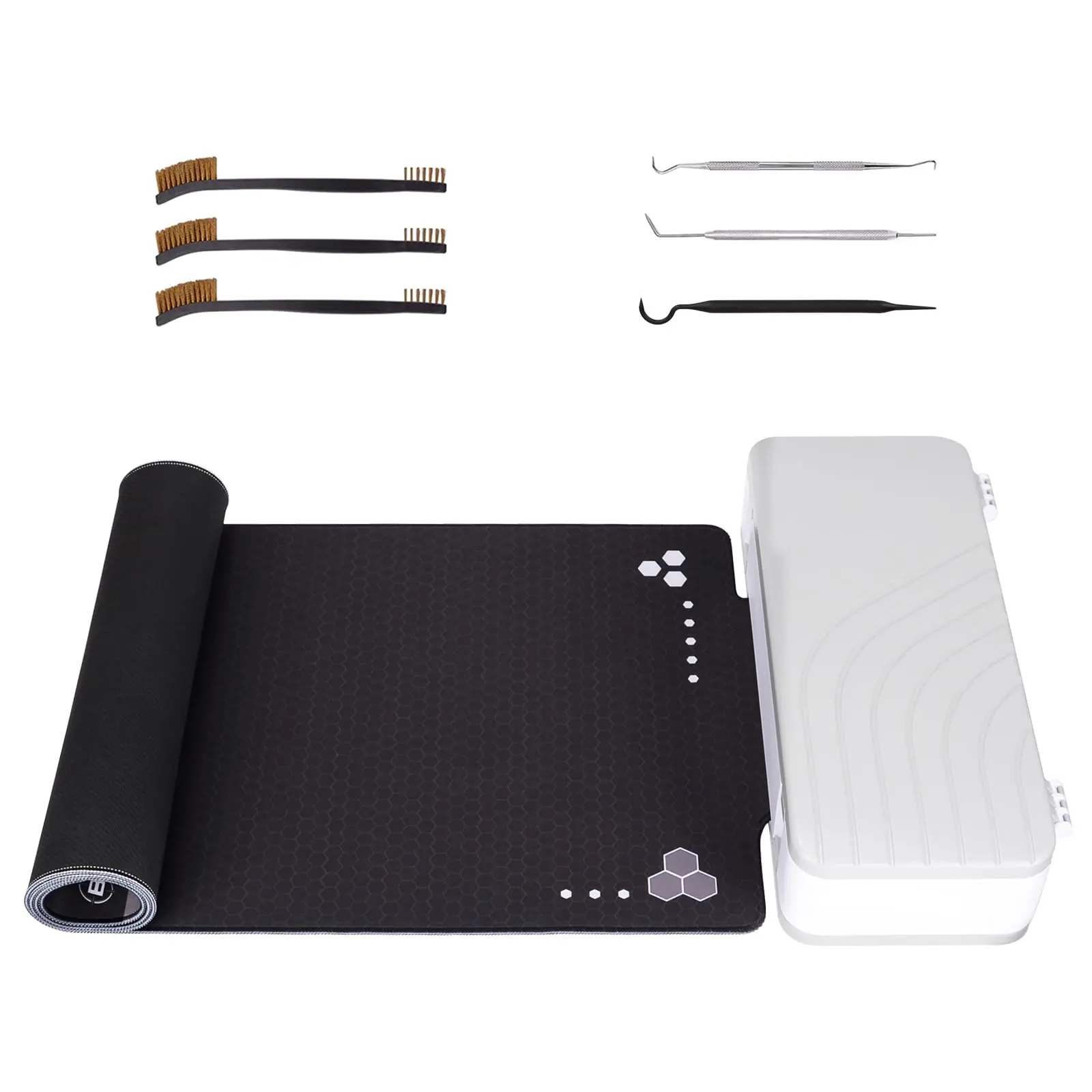 Cleaning Mat 36 x 12”, Non-Slip Workbench Pad, Large Surface Mat in Storage Box Home