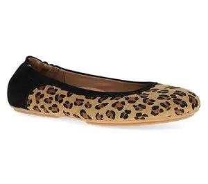 Dansko Madisen Leopard Haircalf Ballet Flat